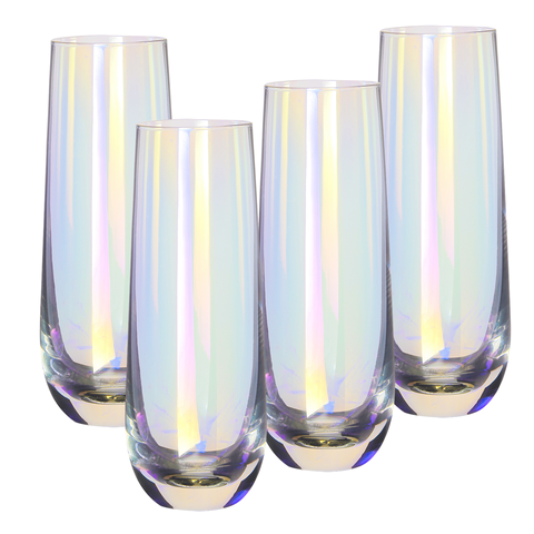 Eparé Iridescent Champagne Flutes